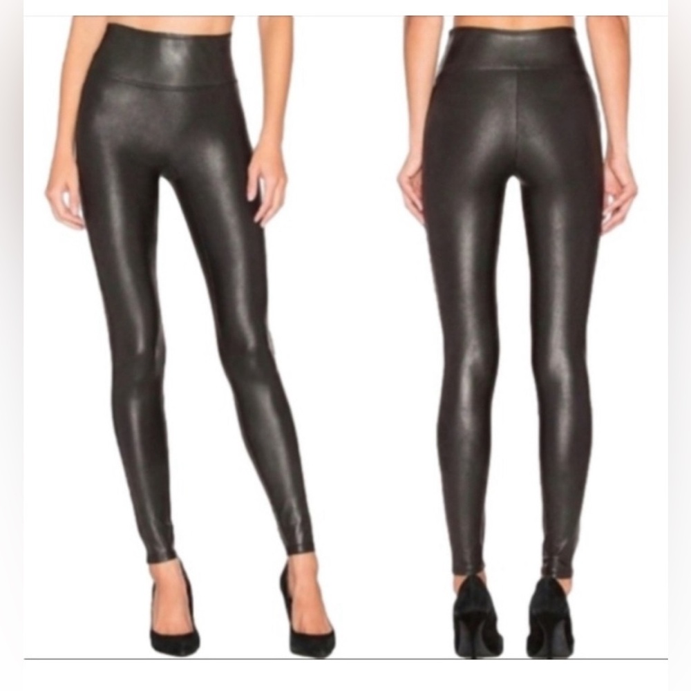 SPANX Faux Leather Leggings Small